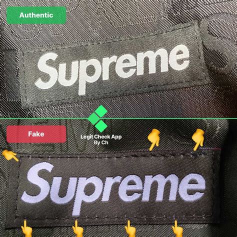 bag supreme replica|authentic supreme vs fake logo.